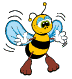 Bee1 (animiertes GIF)